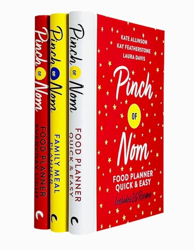 Pinch of Nom Collection 3 Books Set By Kay Featherstone, Kate Allinson, Laura Davis (Pinch of Nom Food Planner Quick & Easy, Everyday Light & Pinch of Nom Family Meal Planner)