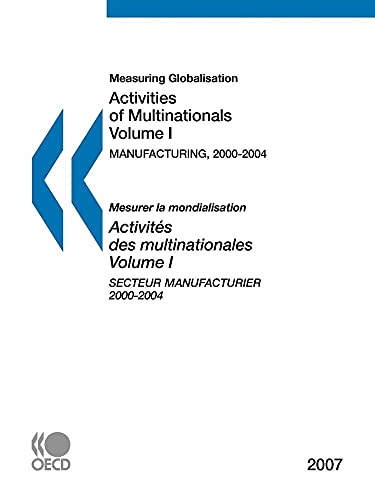 Measuring Globalisation / Mesurer la Mondialisation: Activities of Multinationals / Activites des Multinationales : Manufacturing, 2000-2004, 2007 Edition