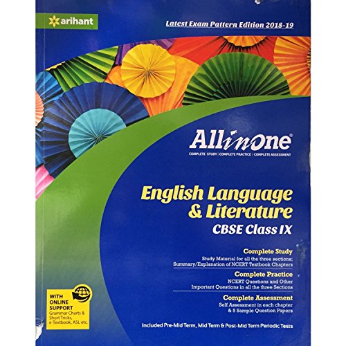 All In One English Language and Literature CBSE Class 9th