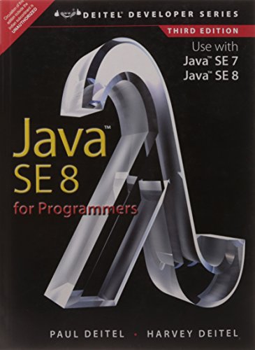 Java SE8 for Programmers, 3/e