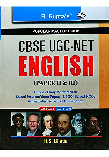 CBSE UGC-NET/SET English (Paper II & III) Exam Guide (CBSE UGC (NET) JRF & Asstt. Professor Exam)