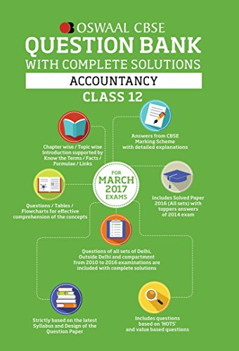 Oswaal CBSE CCE Question Bank with Complete Solutions for Class 12 Accountancy(for 2017 Exams)