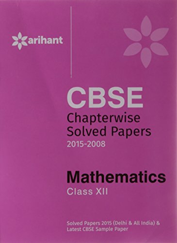 CBSE Chapterwise Mathematics 12th