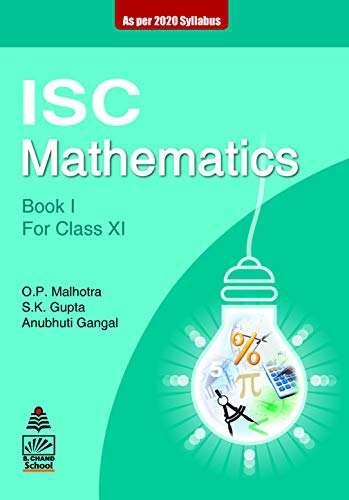 Isc Mathematics Book I For Class Xi