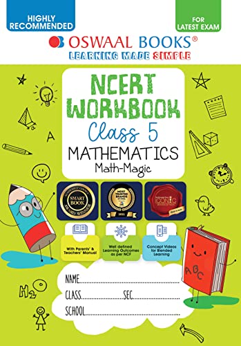 Oswaal NCERT Workbook Mathematics (Math Magic) Class 5 (For Latest Exam) [Paperback] Oswaal Editorial Board