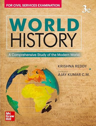 World History for UPSC Civil Services Main and State PSCs Main Exams 2025 by Late Krishna Reddy |3rd edition (latest)