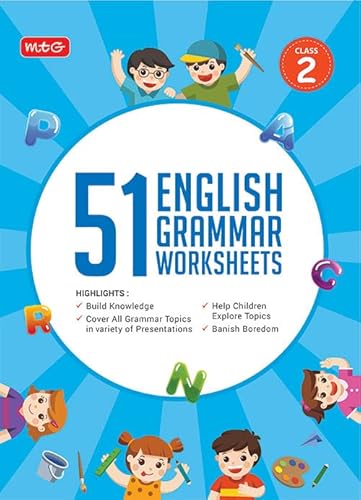 MTG 51 English Grammar Worksheets Class 2 � Grammar Work books to practice English concepts in interactive way (Based on CBSE/NCERT) MTG Editorial Board