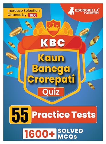 KBC Quiz Book 2024 (English Edition) - Kaun Banega Crorepati - 55 Practice Tests (1600+ Solved MCQs)