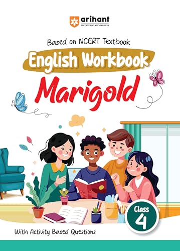 Arihant Based On NCERT Textbook English Workbook Marigold Class 4 | With Activity Based Questions