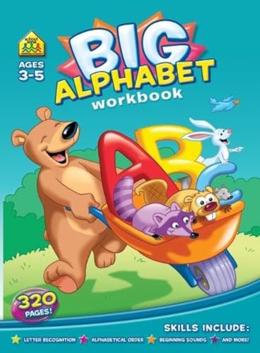 Big Alphabet Workbook Ages 3-5, Preschool to Kindergarten, Beginning Writing, Tracing, ABCs, Upper and Lowercase Aphabets, and More: 1