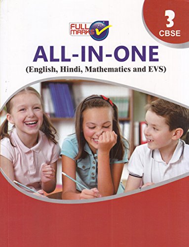 FULL MARKS All In One Class 3 (HINDI+ENG+MATHS+EVS) [Paperback] [Jan 01, 2017] Books Wagon