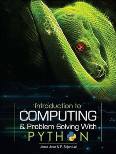 Introduction to Computating & Problem Solving With Python