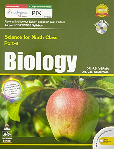 BIOLOGY : Science for Ninth Class Part- 3, PB....Verma P S