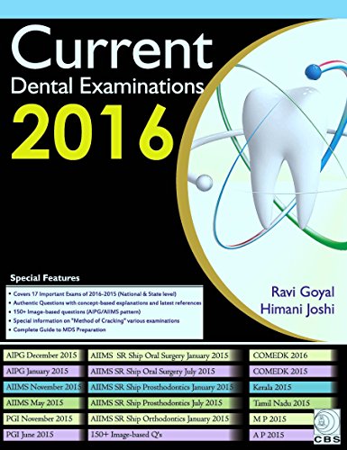 Current Dental Examinations 2016 [Paperback] [Jan 01, 2016]