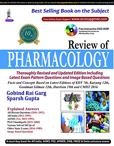 REVIEW OF PHARMACOLOGY WITH FREE DVD-ROM