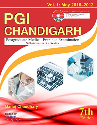 PGI Chandigarh – (Volume - 1: 2016-2012) (Postgraduate Medical Entrance Exam) [Paperback] [Jan 01, 2016] Manoj Chaudhary