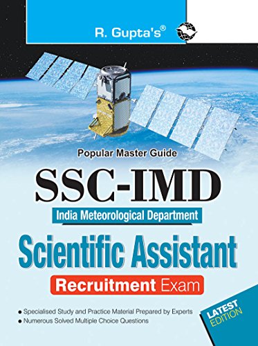 SSC-IMD (India Meteorological Department) Scientific Assistant Exam Guide [Paperback] [Jan 01, 2017] Varinder Kumar