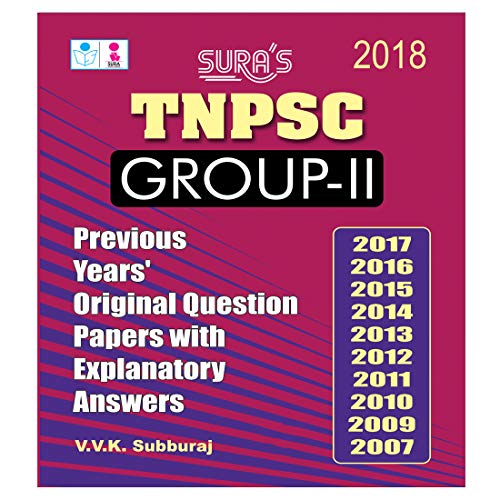 TNPSC GROUP-II previous years Original Question Papers with Explanatory Answers