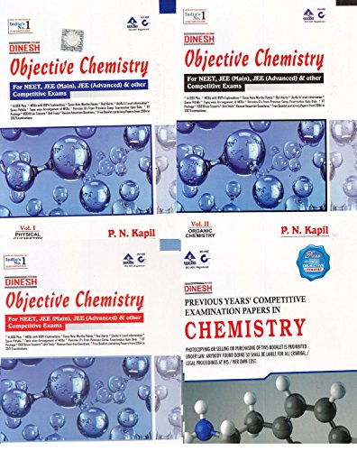 Dinesh Objective Chemistry for NEET JEE Main & Advanced) Other Competitive Exams (Set of 4 Volumes) (2018-2019 Session) [Paperback] P.N. Kapil