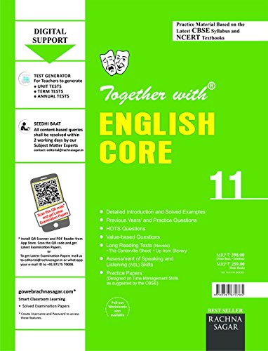 CBSE/NCERT Practice Material Chapterwise for Class 11 English Core with Solution for 2019 Examination
