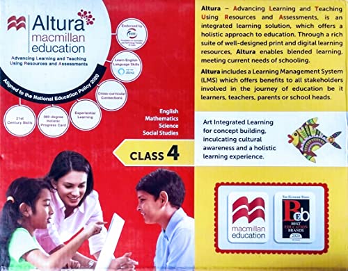 Altura macmillan education Combo Pack of 9 books - English, Mathematics, Science, Social Studies for CLASS 4