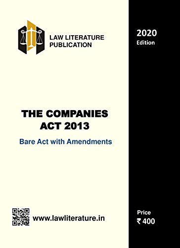 Companies Act (Pocket)-As Amended by Companies (Amdt.) Act 2019 (Bare Act) (2nd Edition August 2019) [Paperback] Taxmann