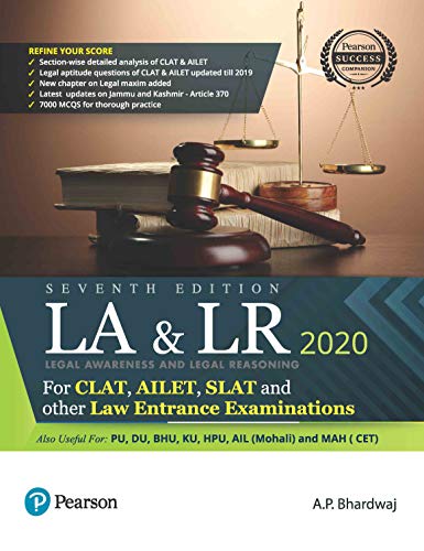 LA and LR for CLAT, AILET, SLAT: CLAT, AILET, SLAT, and Other Law Entrance Examination, 7th edition