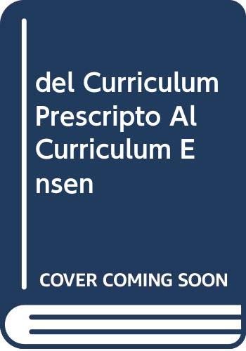 del Curriculum Prescripto Al Curriculum Ensen