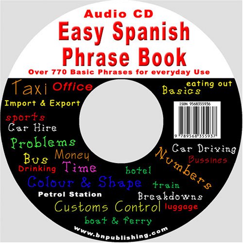 Easy Spanish Phrase Book: Over 770 Basic Phrases for Everyday Use (Spanish and English Edition)