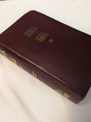 Tagalog - English Leather Bound Bilingual Bible / Magandang Balita Biblia - Good News Bible / TPTEV 055GETI / Golden Edges, Thumb Indexed