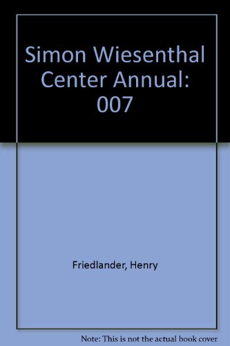 Simon Wiesenthal Center Annual: 007