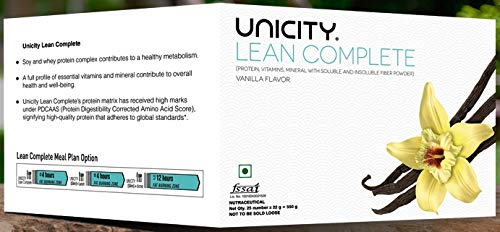 Unicity Lean Complete Vanilla Flavor 25sachets x 22gm