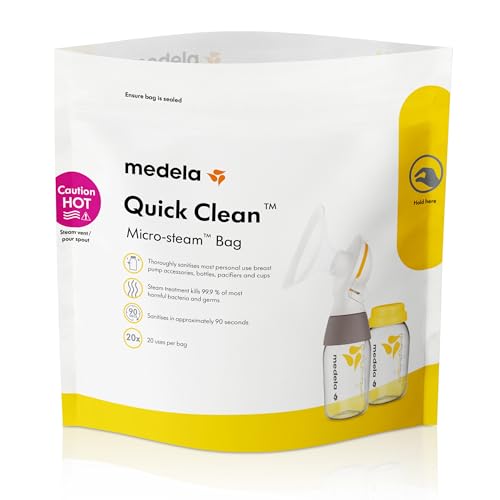 Medela Quick Clean Micro-Steam Bags (Clear)