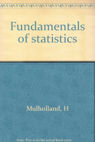 Fundamentals of Statistics