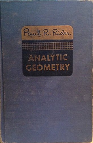 Analytic geometry