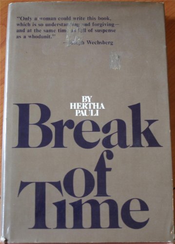 Break of time,