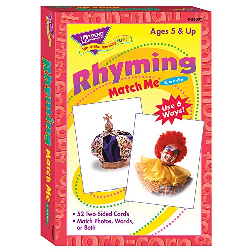 Trend Enterprises, Inc. Rhyming Words Match Me Cards