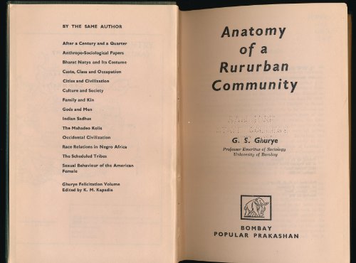 Anatomy of a Rururban Community