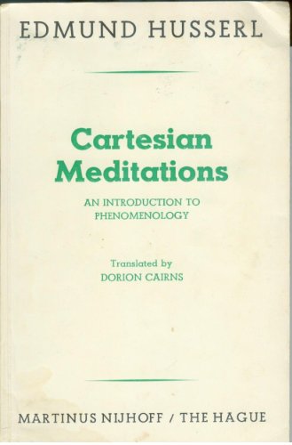 Cartesian meditations: An introduction to phenomenology