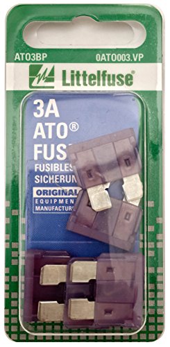 Littelfuse 0ATO003.VP ATO 32 Volt 3 Amp Carded Fuse, (Pack of 5)