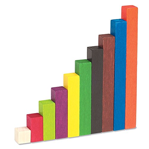 Learning Resources Cuisenaire Stäbe aus Holz für kleine Gruppen