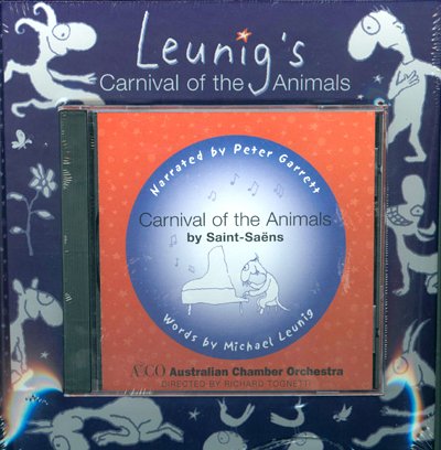 Leunig, Carnival of the Animals Book + Saint-Saen's Music CD