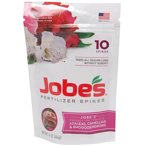 Jobe's Plant Food Fertilizer Spikes, Azaleas, Camellias & Rhododendrons, 10 Spikes