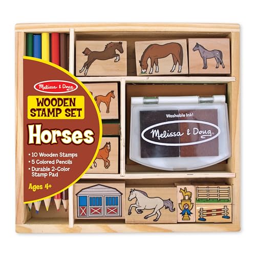 Melissa & Doug's Horses Stamp Set