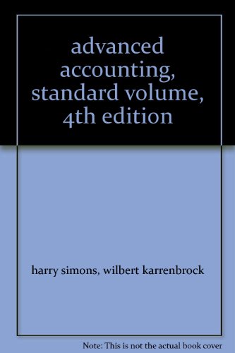 intermediate accounting 4th edition standard volume