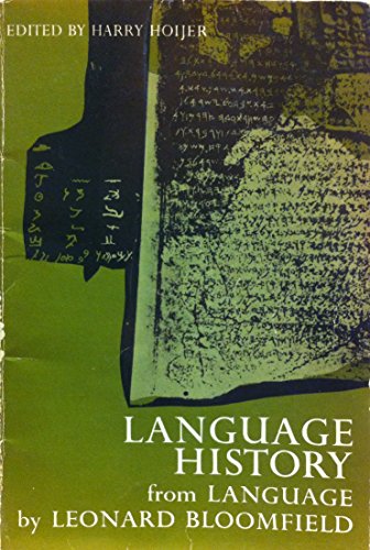 Language History from Language (1933 Edition)