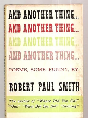 And Another Thing, Poems, Some Funny