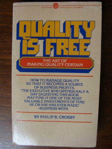 Quality Is Free: The Art of Making Quality Certain
