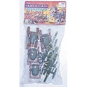 8 Piece Set of Cannon and Mortar Artillery for 48mm-60mm Plastic Army Men