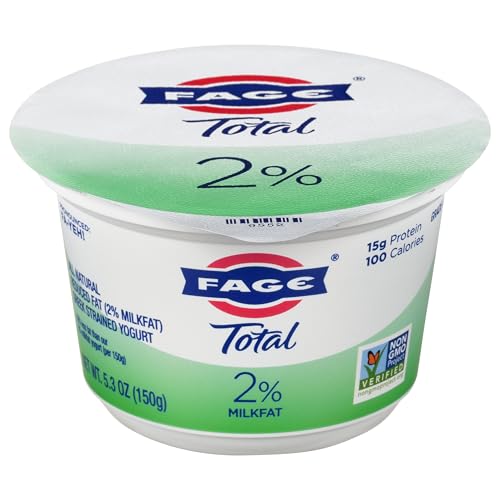 FAGE Total Greek Yogurt, 2% Reduced Fat, Plain, 5.3 oz